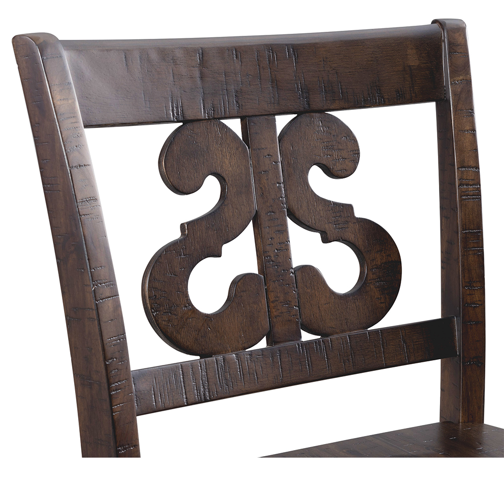Stone Bar Stool With Wood 30