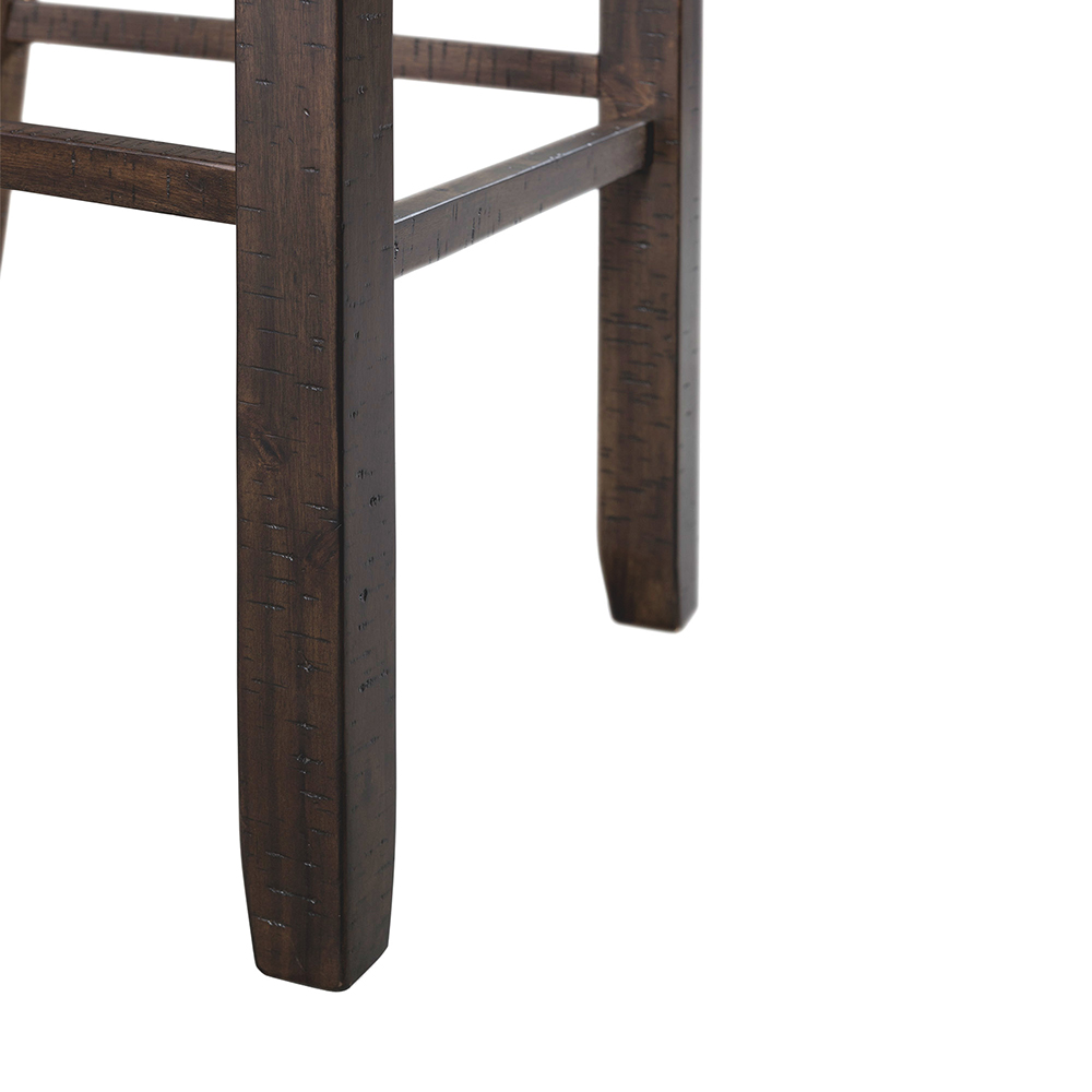 Stone Bar Stool With Wood 30