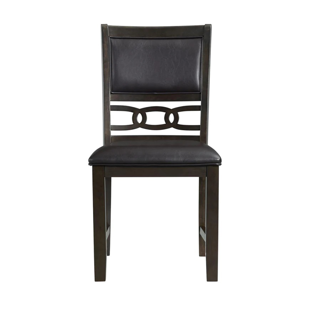 Amherst Dark Side Chair Dining With PU Cushion ( 2 PER PACK ) | Ellesime International 