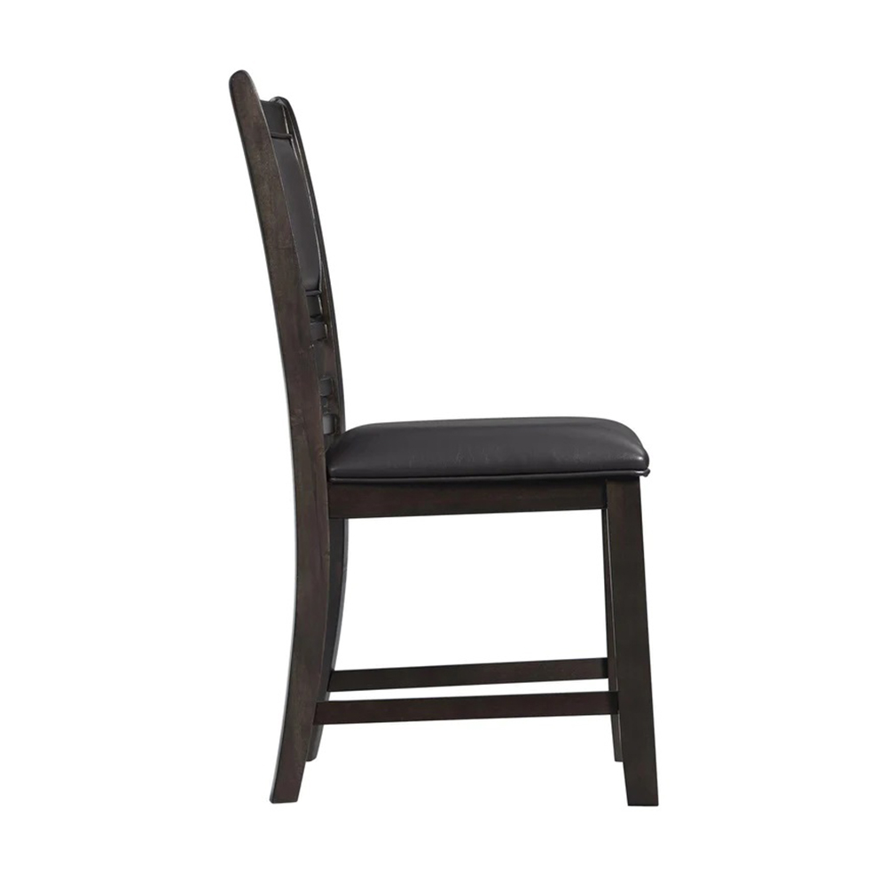 Amherst Dark Side Chair Dining With PU Cushion ( 2 PER PACK ) | Ellesime International 