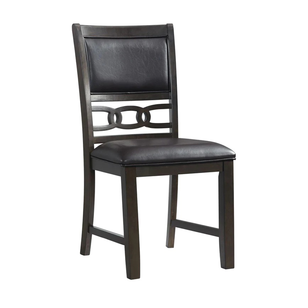 Amherst Dark Side Chair Dining With PU Cushion ( 2 PER PACK ) | Ellesime International 