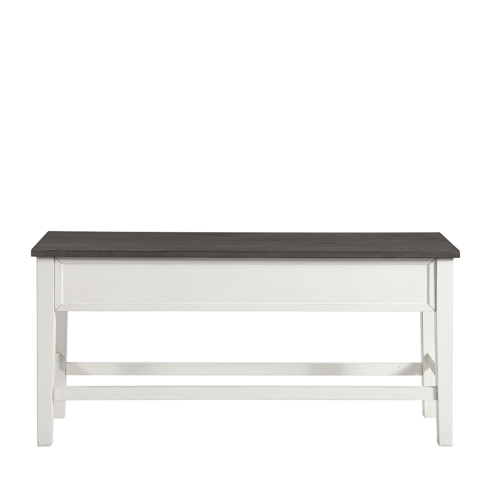 Kayla Two Tone Counter Storage Bench  | Ellesime International 