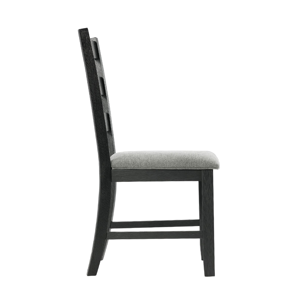 Martin Dining Grey Fabric Side Chair ( 2 PER PACK ) | Ellesime International 