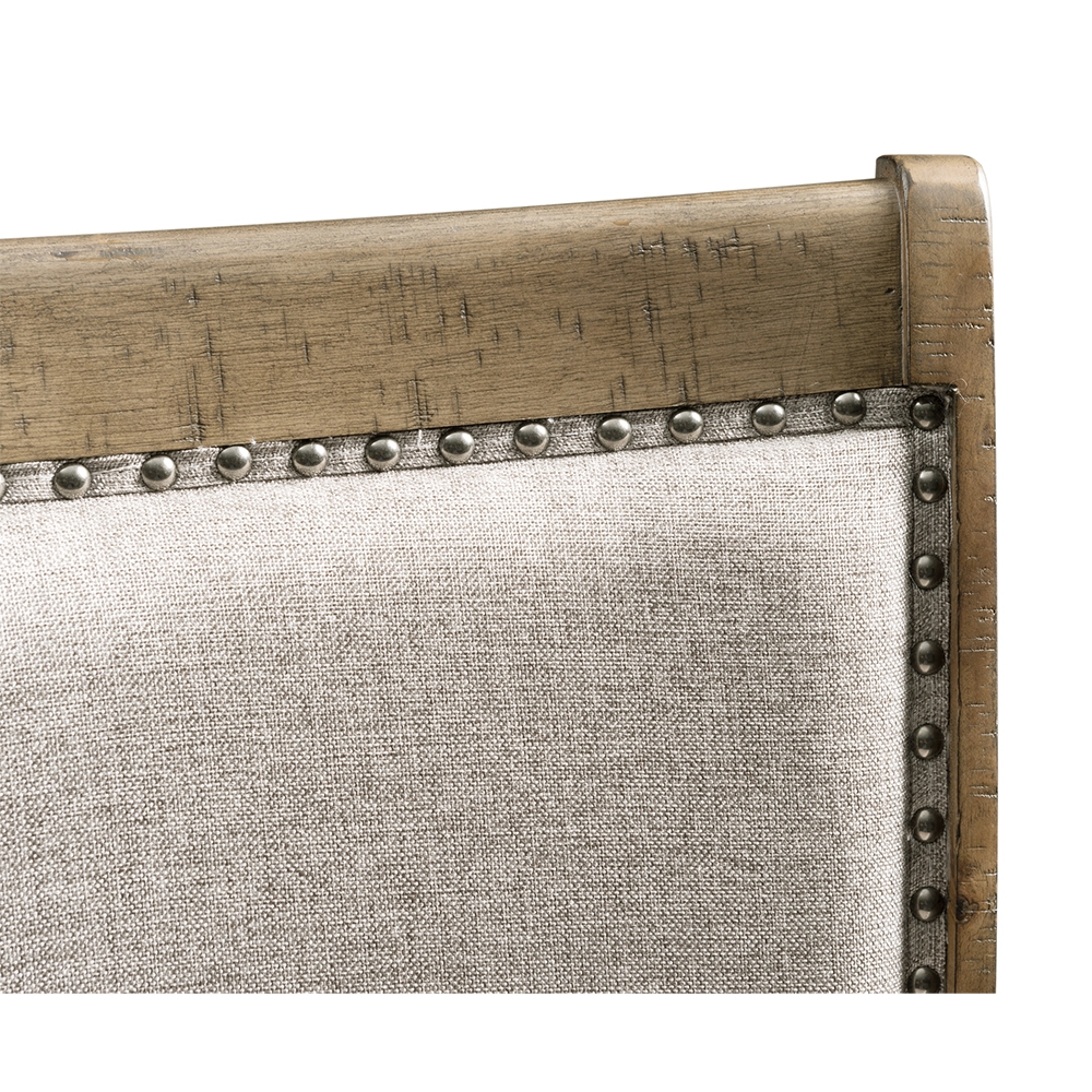 Stone Gray Counter Fabric Swirl Back Side Chair ( 2 PER PACK ) | Ellesime International 