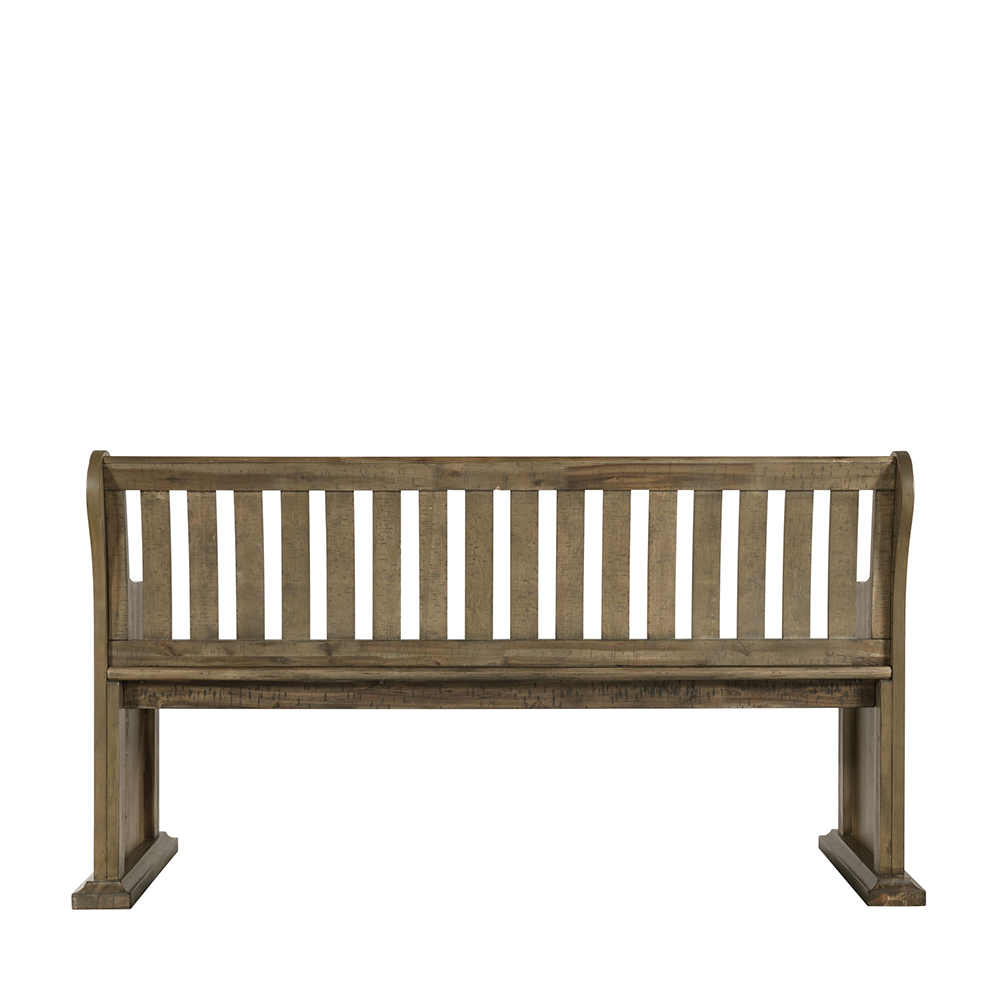 Stone Grey Dining Pew Bench  | Ellesime International 