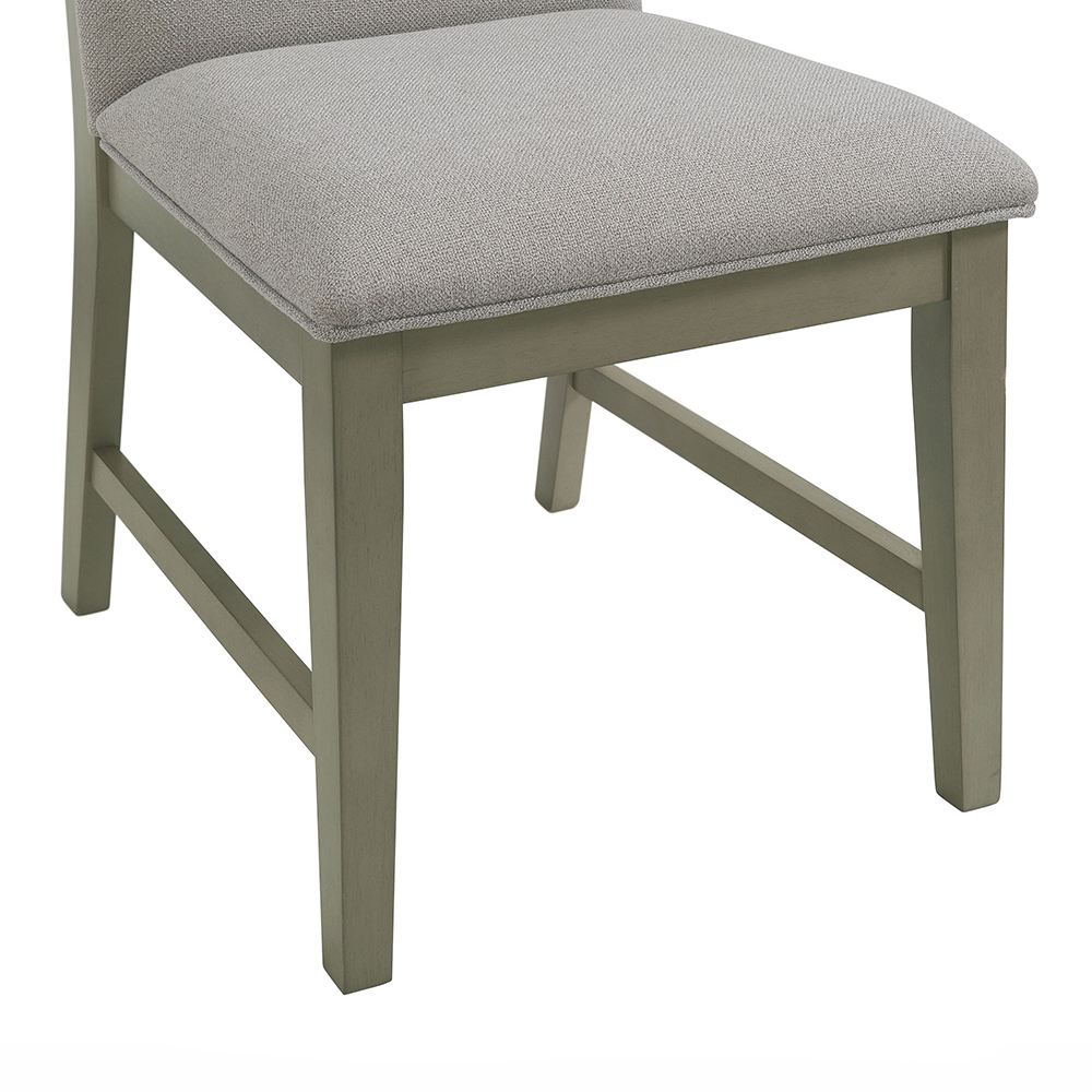 Zig Dining Fabric Ladder Back Side Chair ( 2 PER PACK ) | Ellesime International 