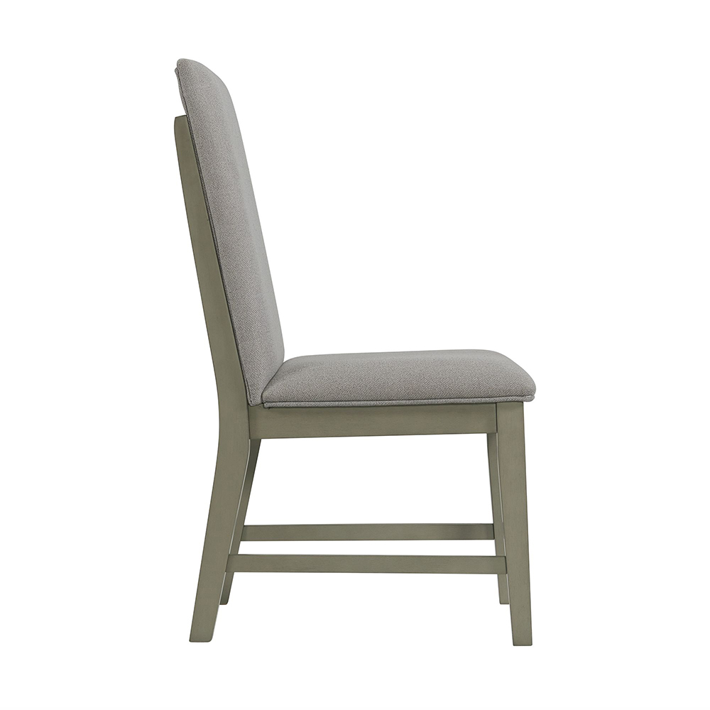 Zig Dining Fabric Ladder Back Side Chair ( 2 PER PACK ) | Ellesime International 