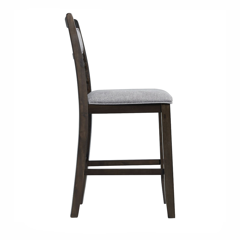 Amherst Dark Counter Fabric Cushion Side Chair ( 2 PER PACK ) | Ellesime International 