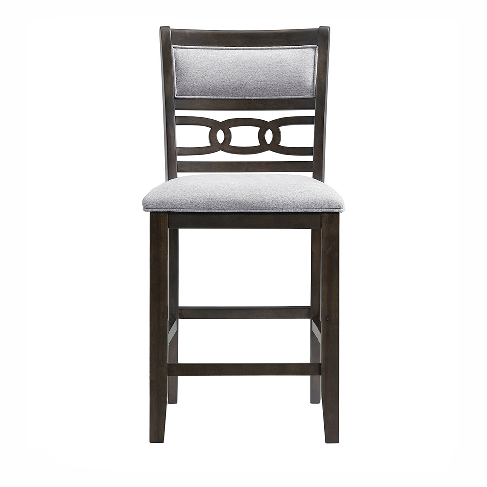 Amherst Dark Counter Fabric Cushion Side Chair ( 2 PER PACK ) | Ellesime International 