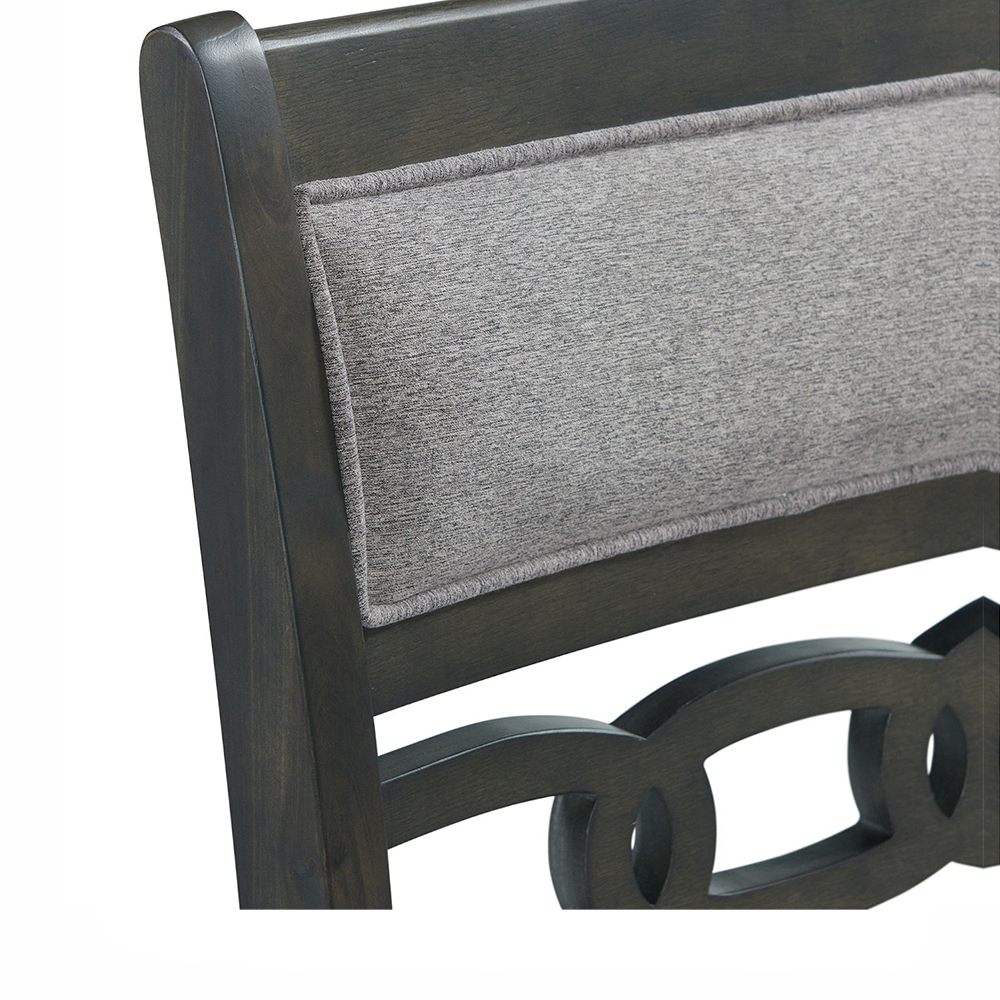 Amherst Grey Dining Fabric Side Chair ( 2 PER PACK ) | Ellesime International 