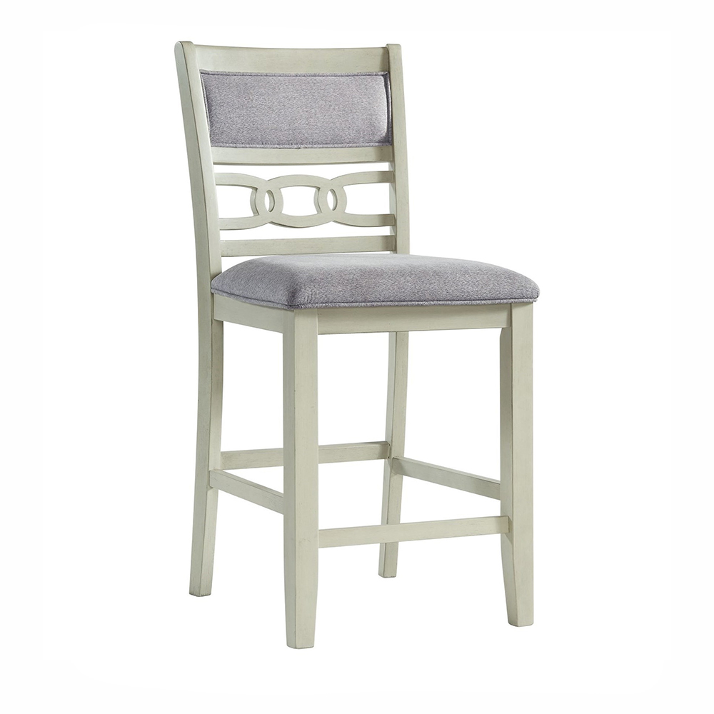 Amherst White Counter Fabric Side Chair ( 2 PER PACK ) | Ellesime International 