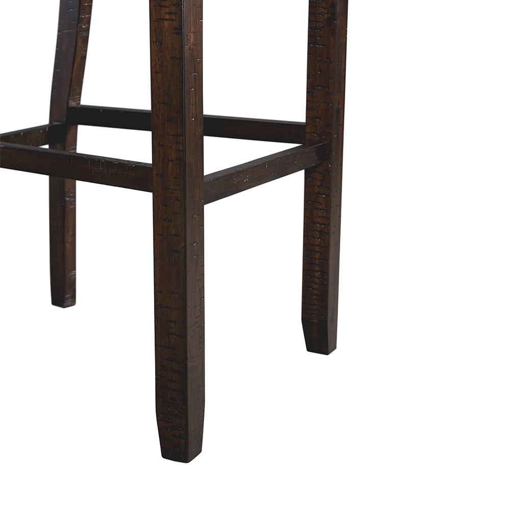 Stone Bar Stool With Fabric 30