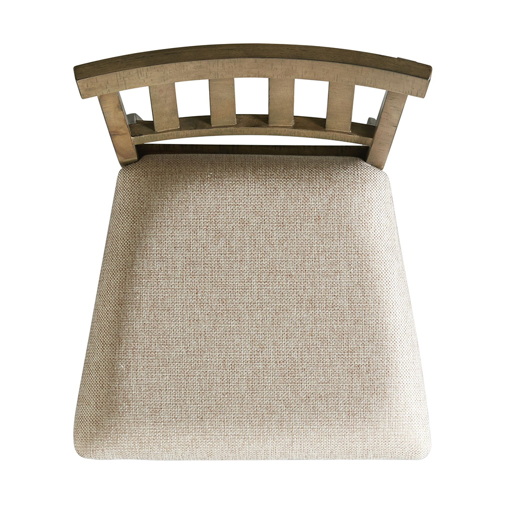 Stone Gray Bar Stool With Fabric 30