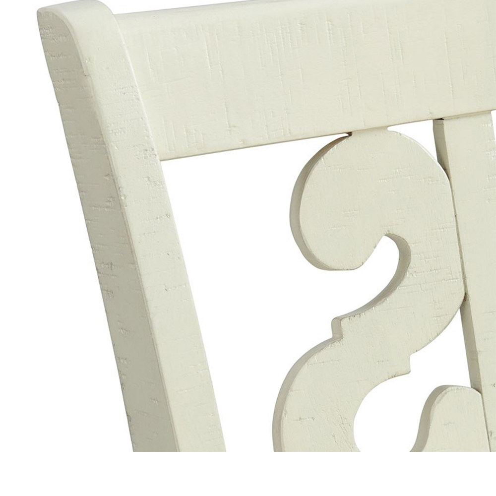 Stone White Bar Stool With Fabric 30