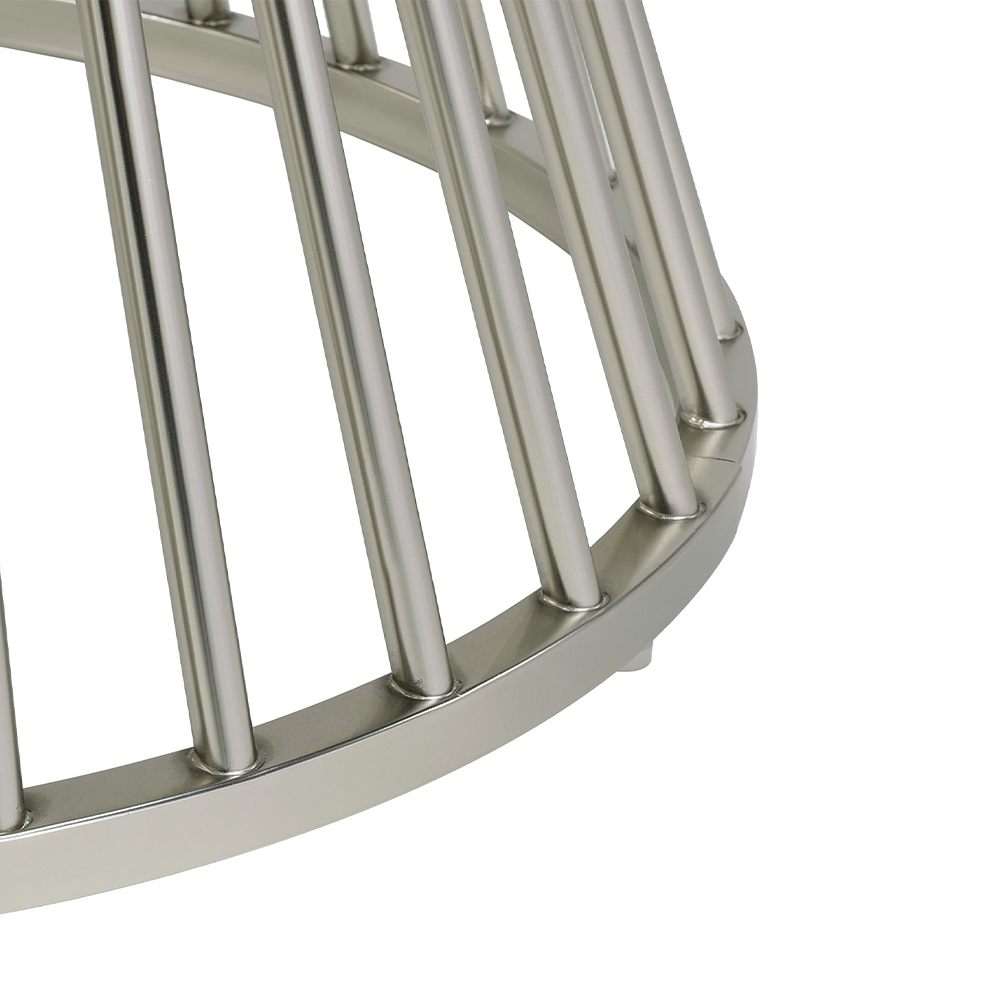 Lavinia Chrome Dining Table Complete Chrome Base | Ellesime International 