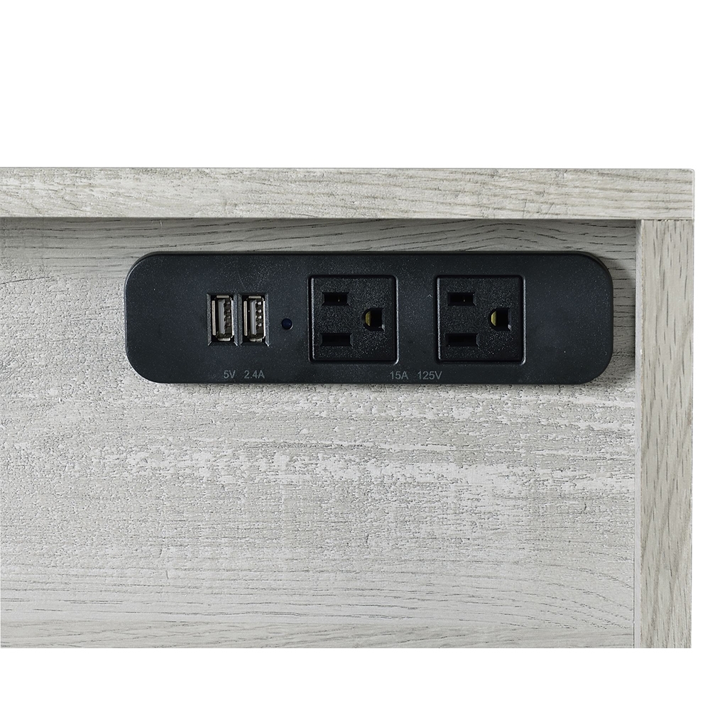 Preston Desk ( Grey, Oak, Espresso ) | Ellesime International 