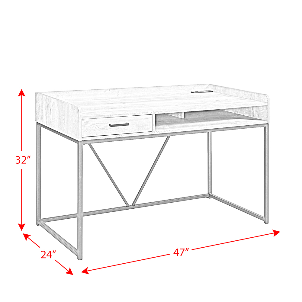 Preston Desk ( Grey, Oak, Espresso ) | Ellesime International 