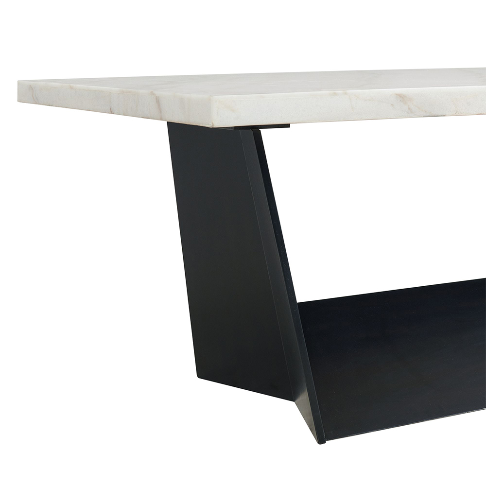 Beckley White Dining Table | Ellesime International 