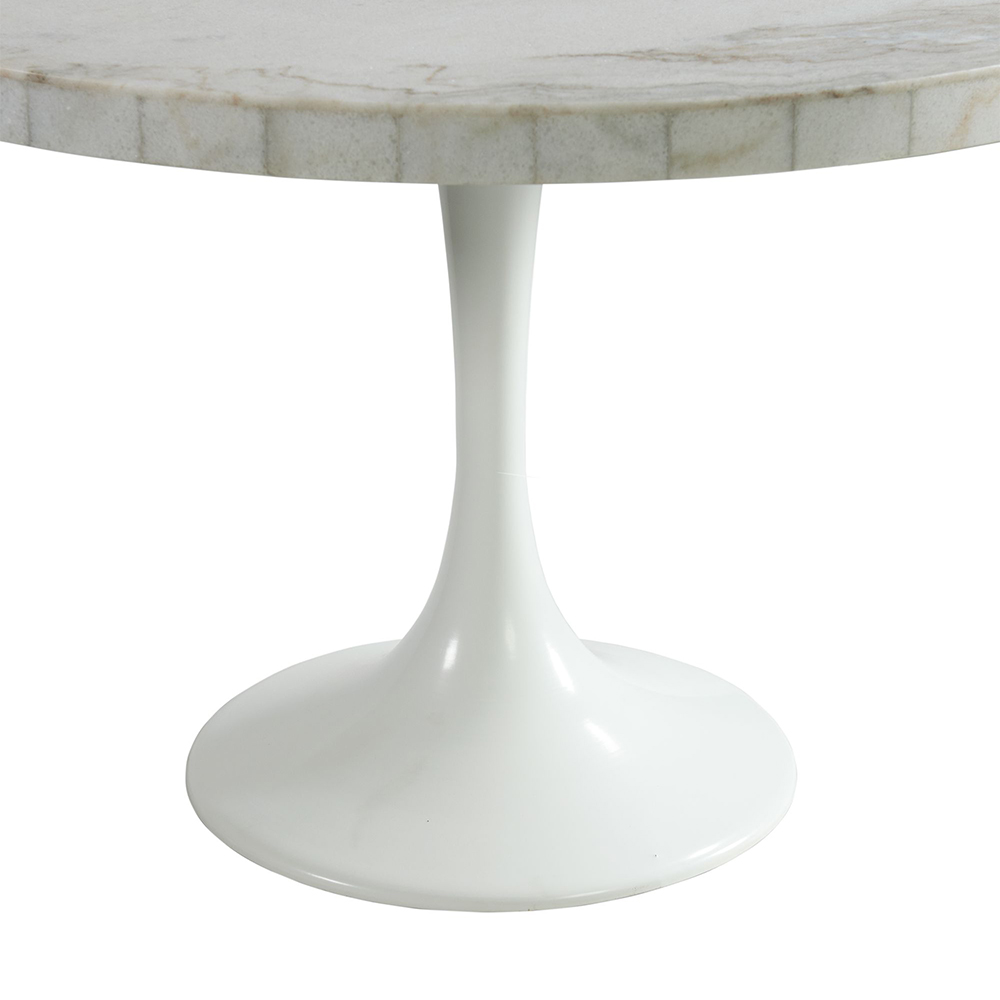 Celeste Round Dining Table White Base | Ellesime International 