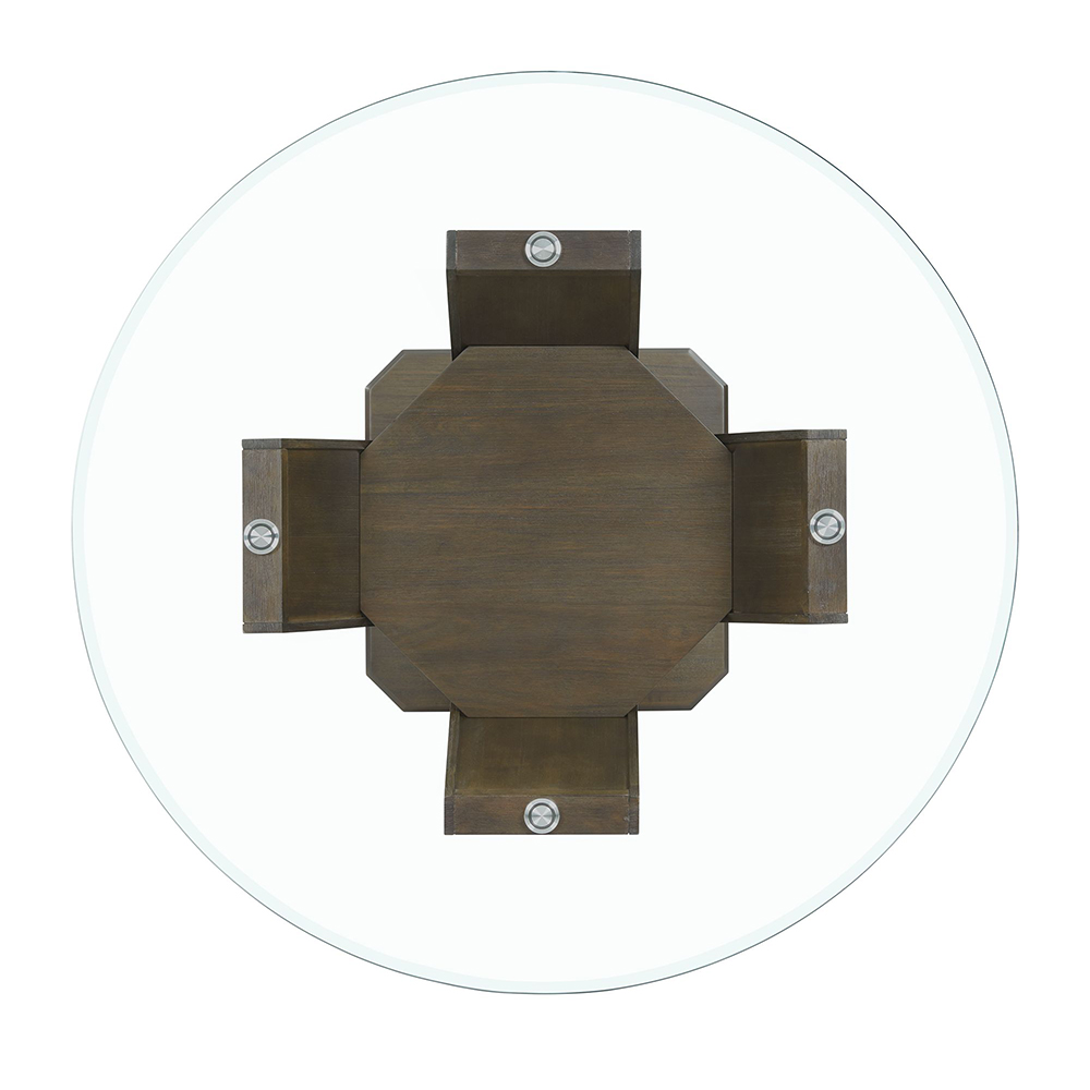 Dapper Walnut Round Dining Table | Ellesime International 