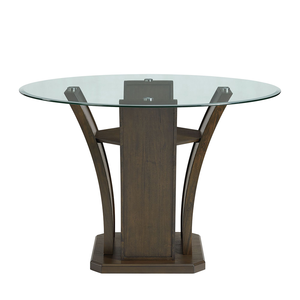 Dapper Walnut Round Counter Table | Ellesime International 