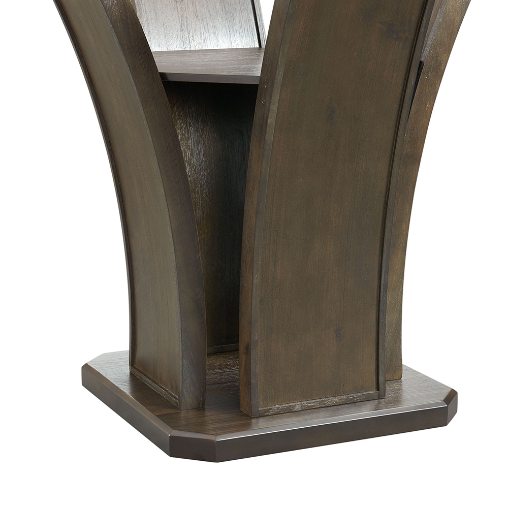 Dapper Walnut Round Counter Table | Ellesime International 