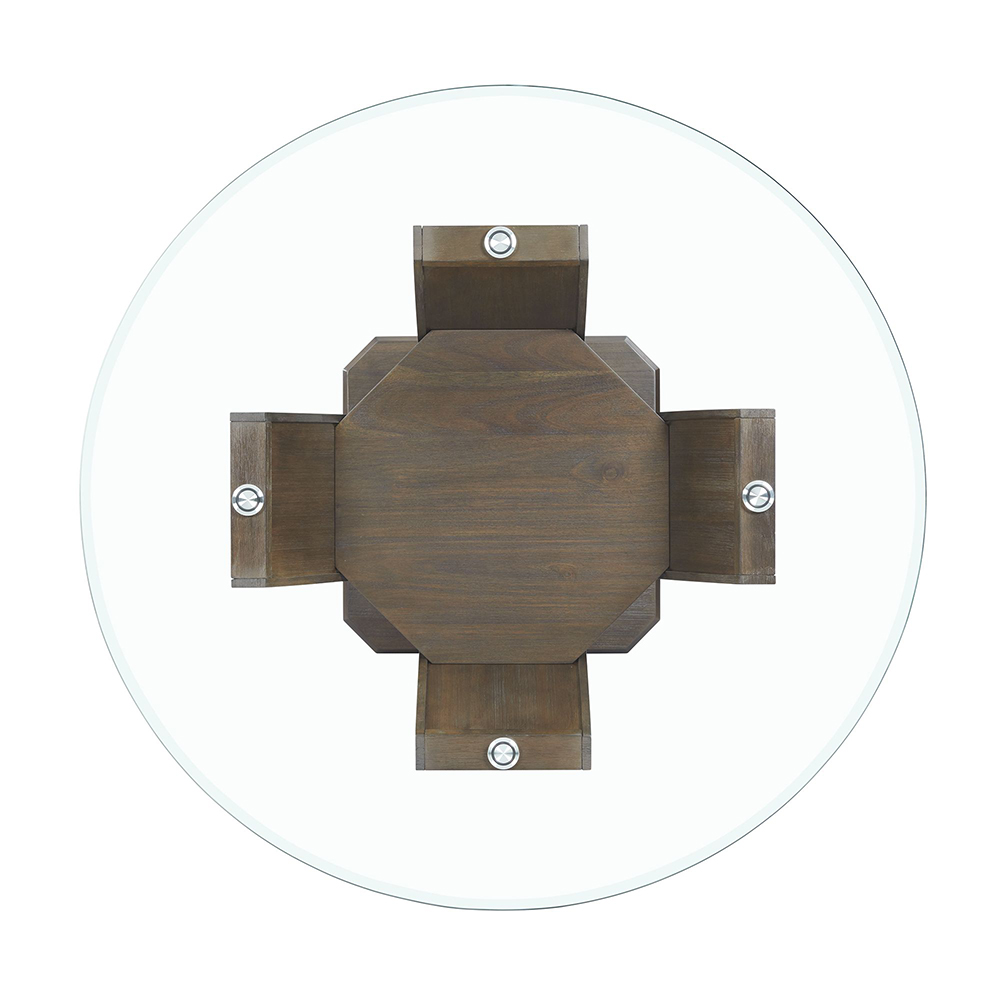Dapper Walnut Round Counter Table | Ellesime International 