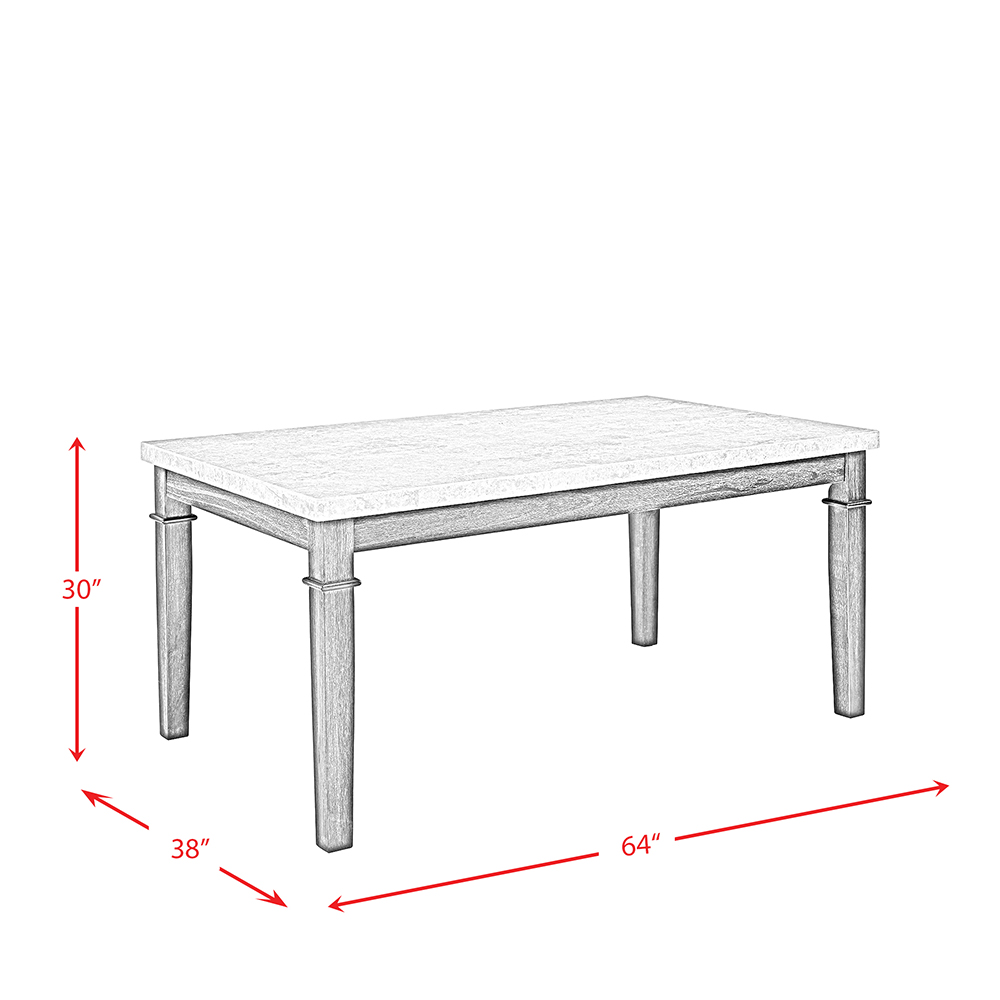 Greystone Marble Dining Table | Ellesime International 