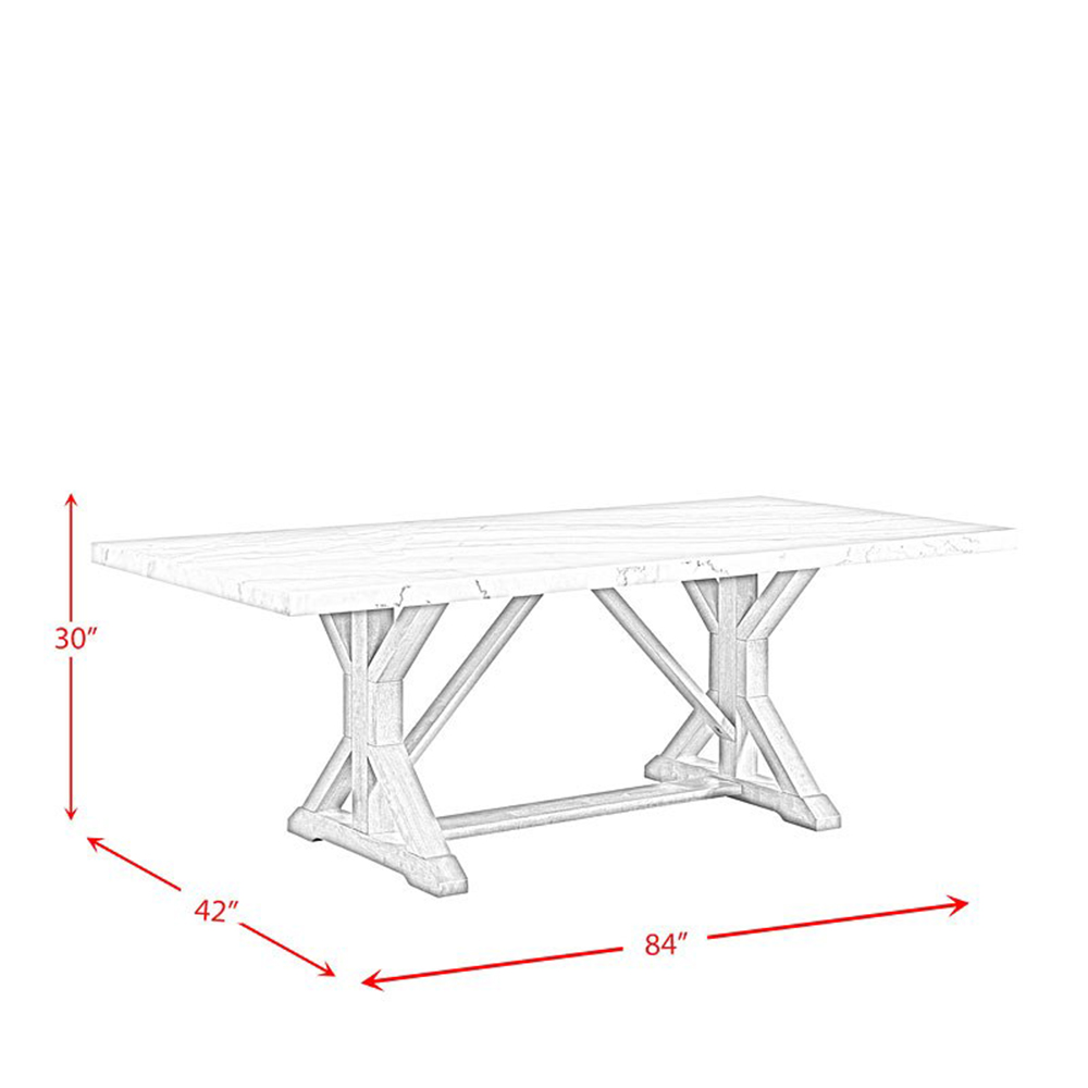 Lakeview Rectangular Dining Table | Ellesime International 