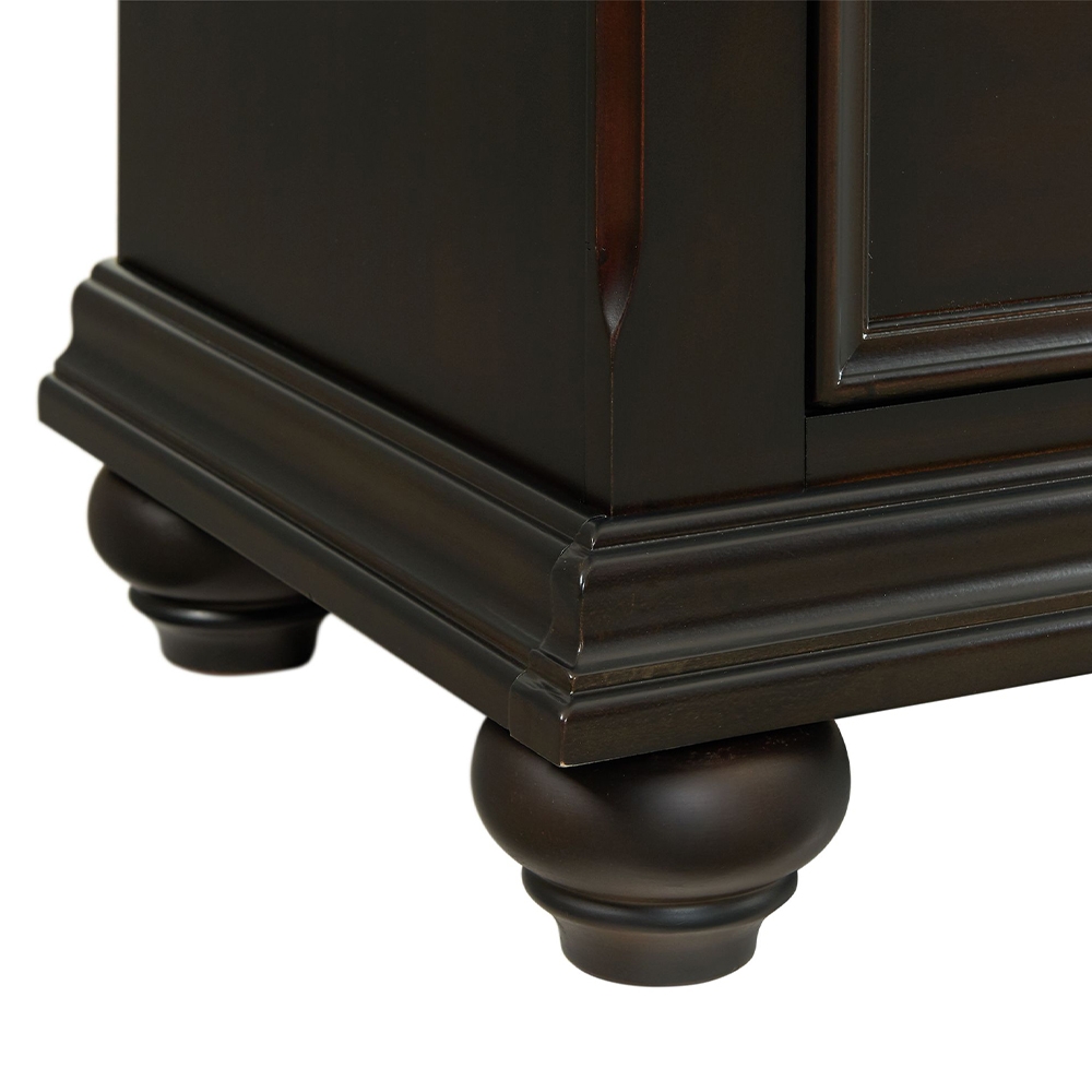 Slater Black Five Piece Set with Queen Storage Bed ( Dr, Mr, Chest, NS and Bed ) | Ellesime International 