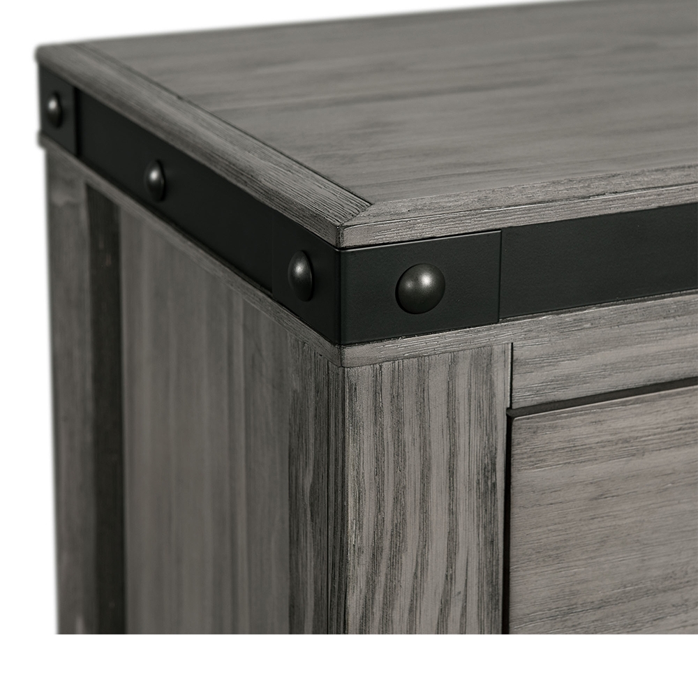 Wade Five Piece Set with Queen Bed ( Dr, Mr, Chest, NS, and Bed ) | Ellesime International 