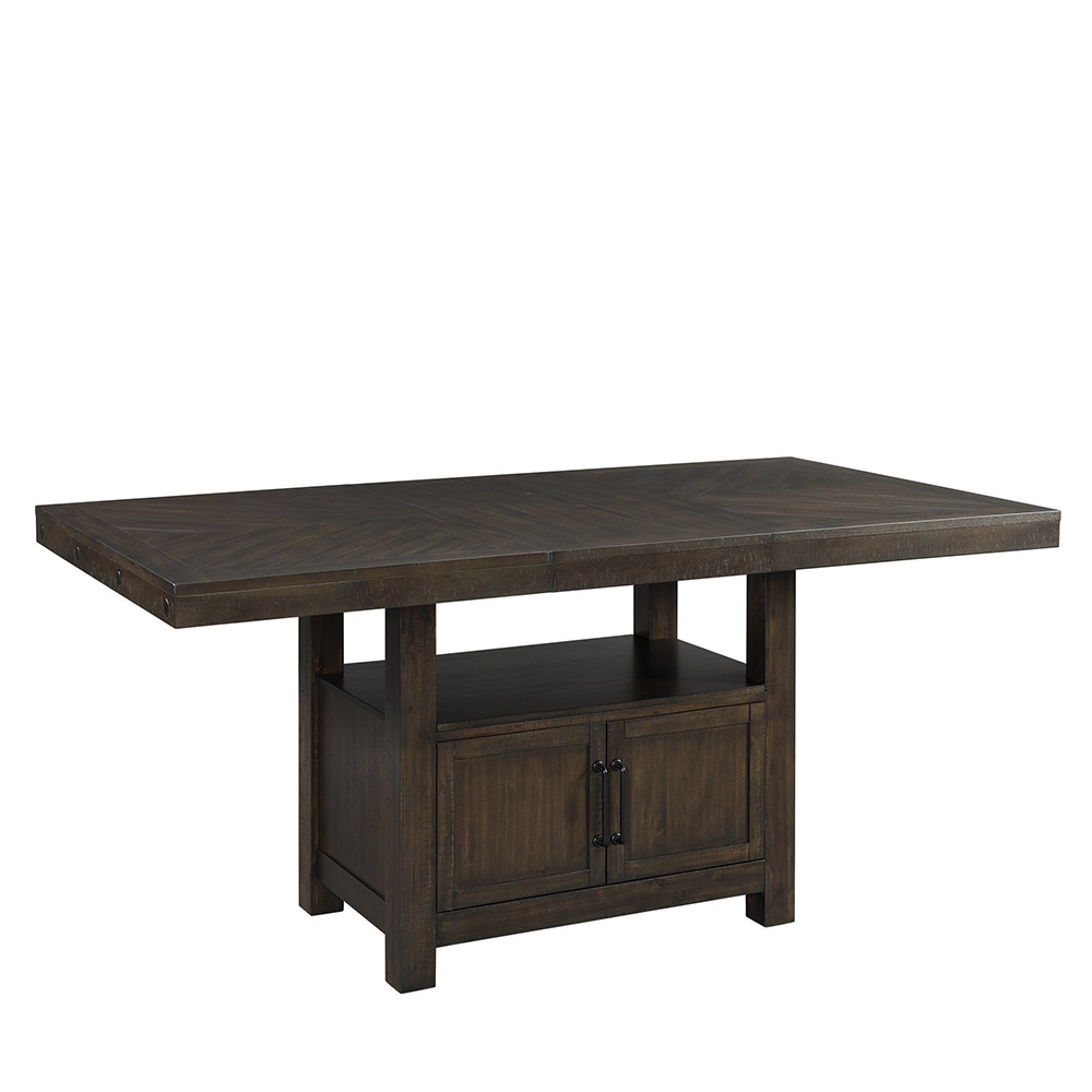 Colorado Counter Six Piece Set ( Dining Table, Four Side Chairs, Bench ) | Ellesime International 