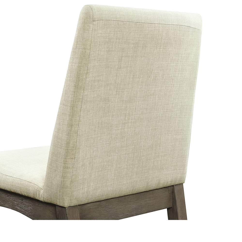 Dapper Grey Round Counter Dining Seven Piece Set ( Dining Table, Six Side Chairs ) | Ellesime International 