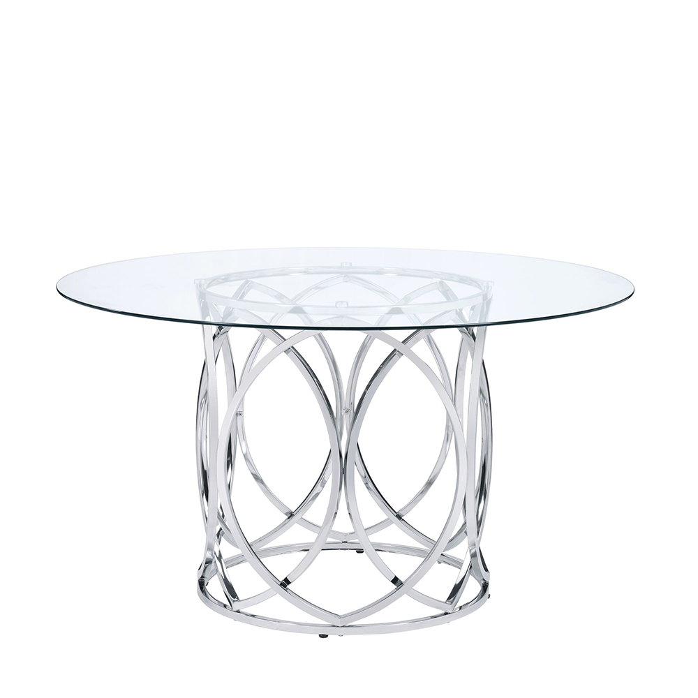 Merlin Dining Table - Meridian Chairs Seven Piece Set ( Dining Table, Six Side Chairs ) | Ellesime International 