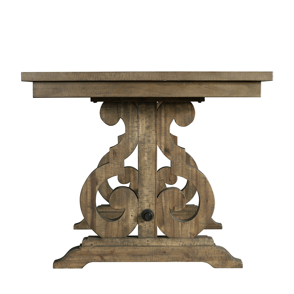 Stone Gray Counter Seven Piece Set ( Dining Table, Six Side Chairs ) | Ellesime International 