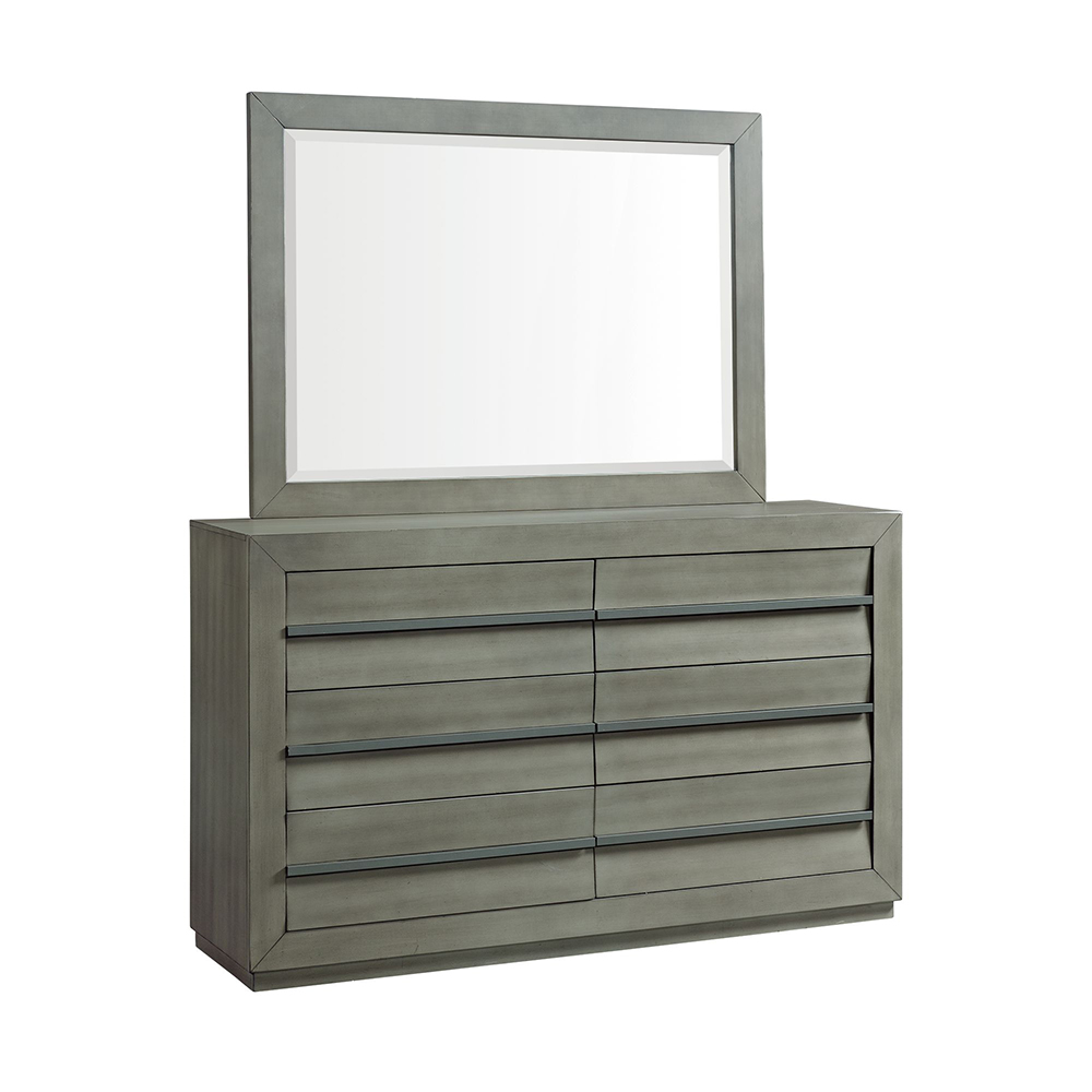 Zig Five Piece Set with Queen Storage Bed ( Dr, Mr, Chest, NS and Bed ) | Ellesime International 