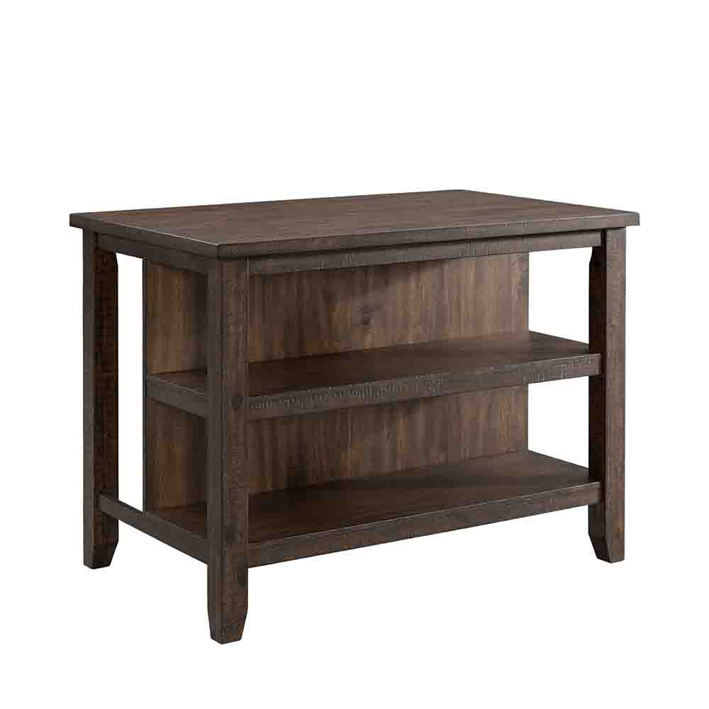 Stone Kitchen Island Three Piece Set ( Kitchen Island, Two Barstools) | Ellesime International 