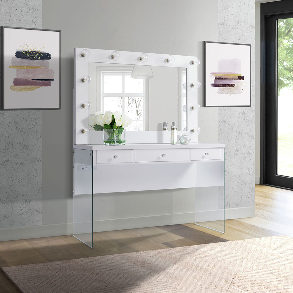 Jacey Vanity ( White )  | Ellesime International 