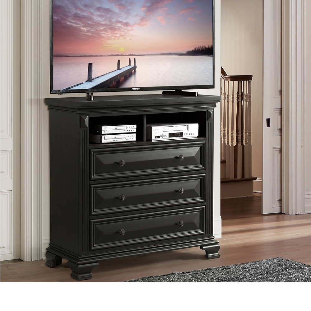 Calloway Black Media Chest | Ellesime International 