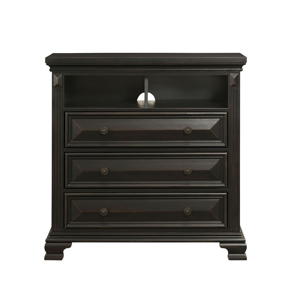 Calloway Black Media Chest | Ellesime International 