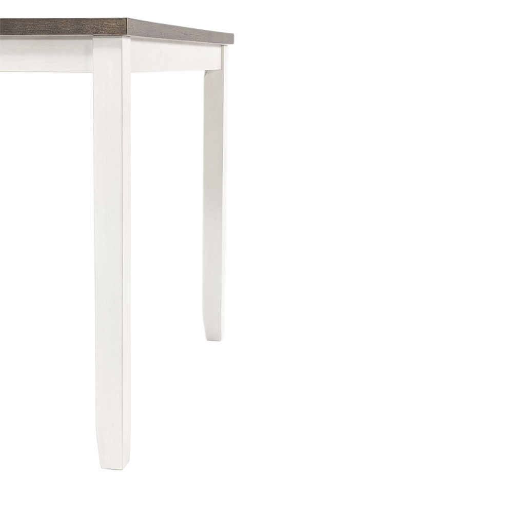 Martin Five Piece Counter Set ( Dark Brown Top - White Base ) | Ellesime International 