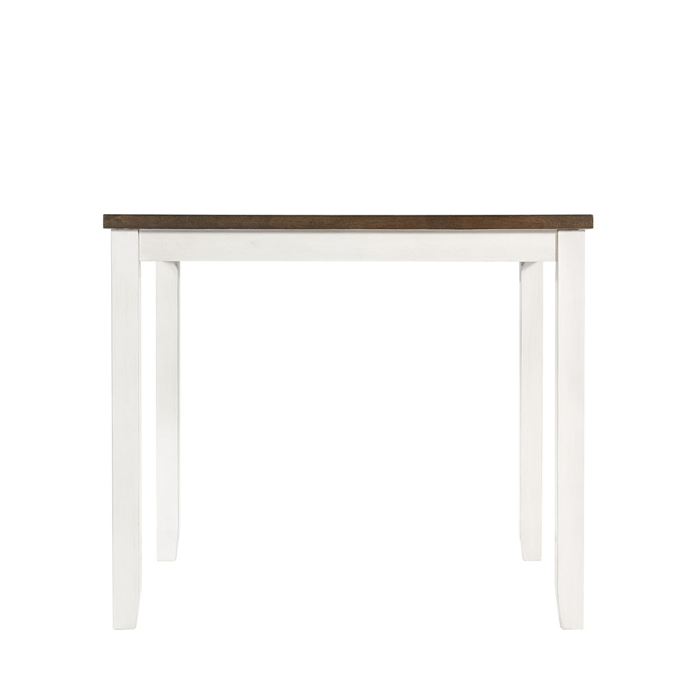 Martin Five Piece Counter Set ( Dark Brown Top - White Base ) | Ellesime International 