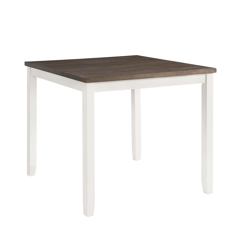 Martin Six Piece Counter Set ( Dark Brown Top - White Base ) | Ellesime International 