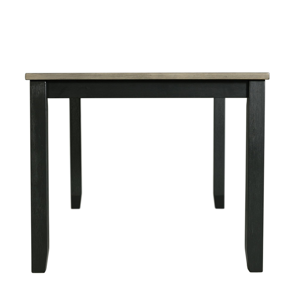 Martin Six Piece Dining Set ( Grey Top - Black Base ) | Ellesime International 