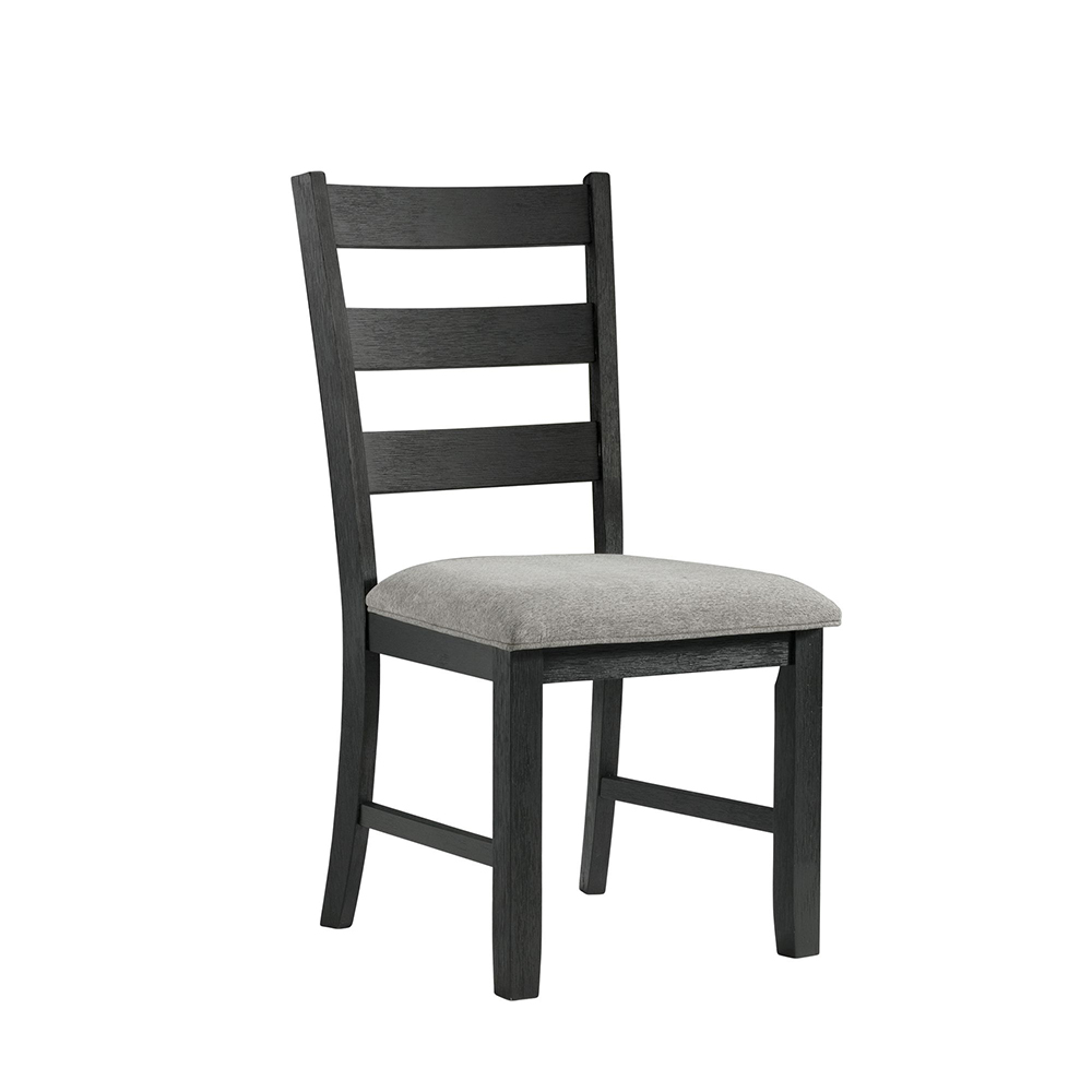 Martin Six Piece Dining Set ( Grey Top - Black Base ) | Ellesime International 