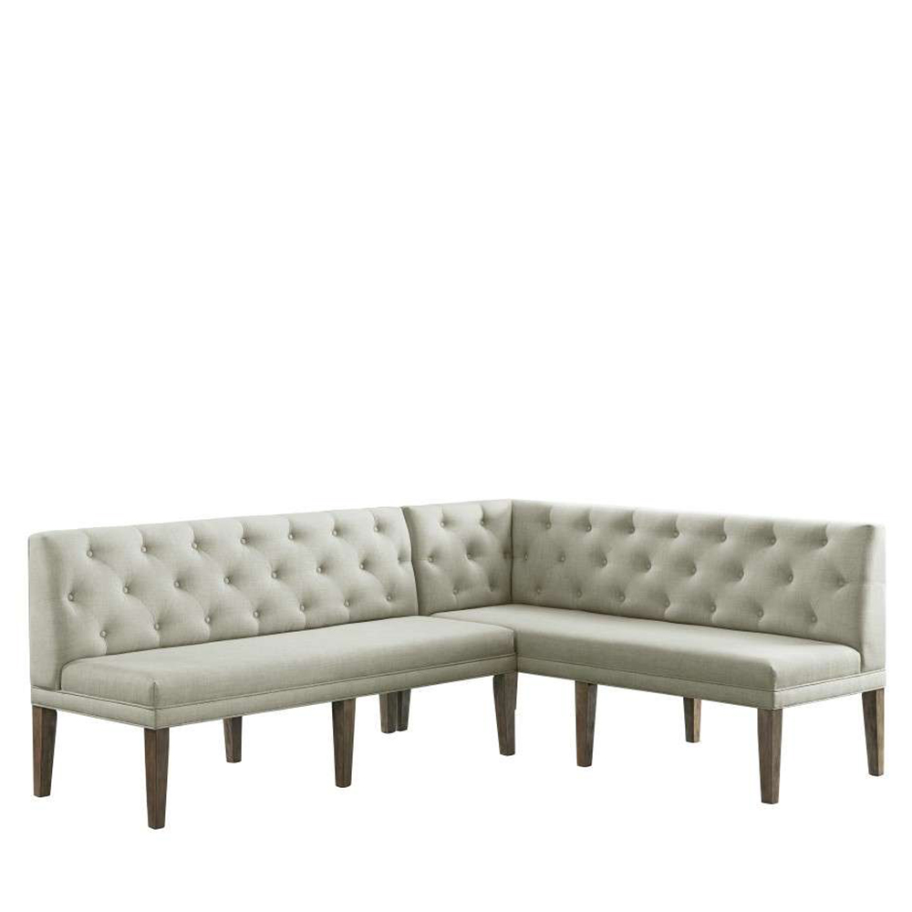 Collins Dining Five Piece Set ( Dining Table, Sofa Corner, Two Side Chairs, Arm Chair ) | Ellesime International 