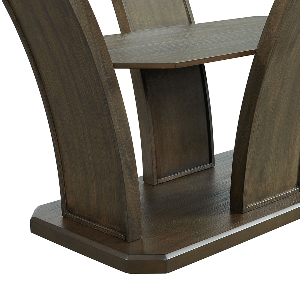 Dapper Walnut Rectangular Dining Five Piece Set ( Dining Table, Four Side Chairs ) | Ellesime International 