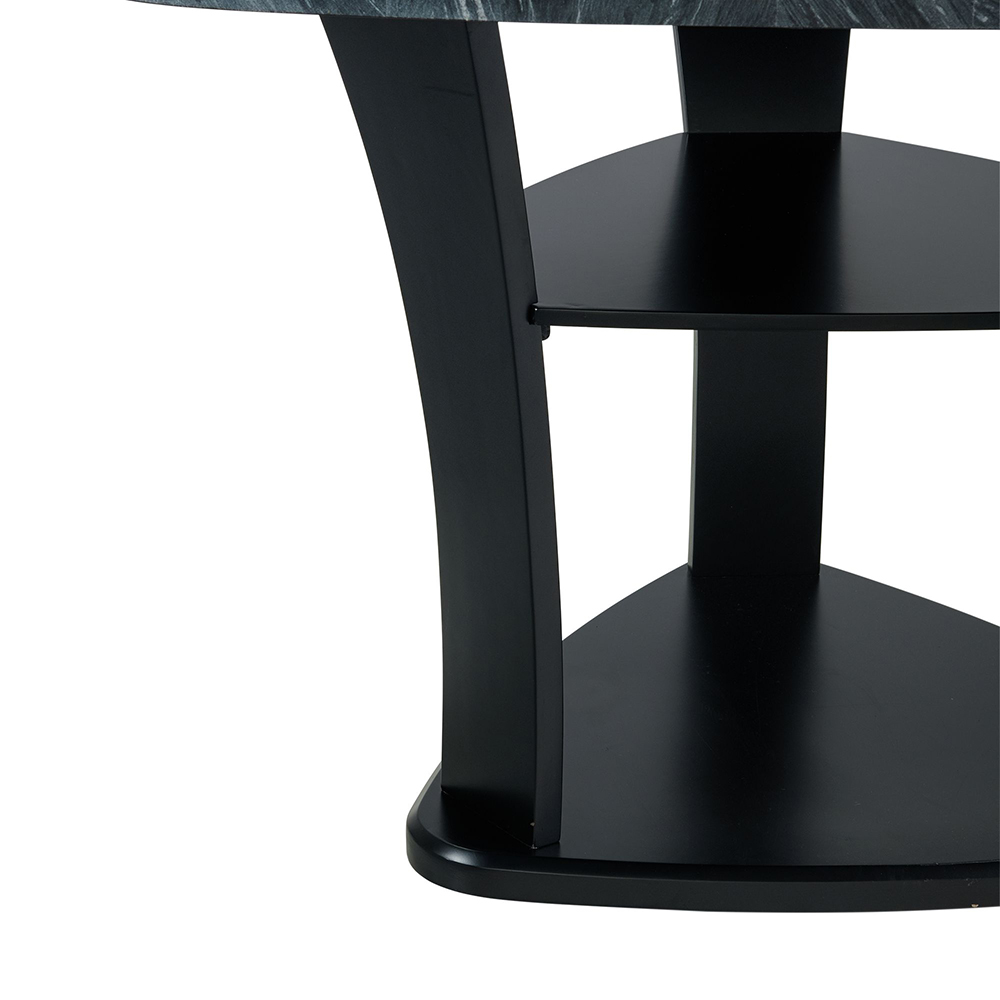 Hilson Grey Dining Five Piece Set ( Dining Table, Four Side Chairs ) | Ellesime International 