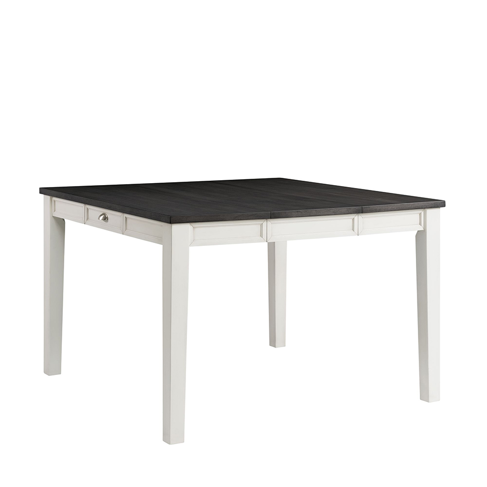 Kayla Two Tone Counter with Grey Top Seven Piece Set ( Counter Table, Six Counter Side Chair ) | Ellesime International 