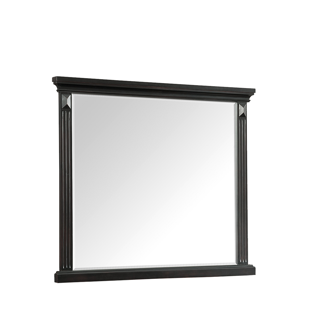 Calloway Black Four Piece Set with Queen Panel Bed ( Dr, Mr, Chest and Bed ) | Ellesime International 